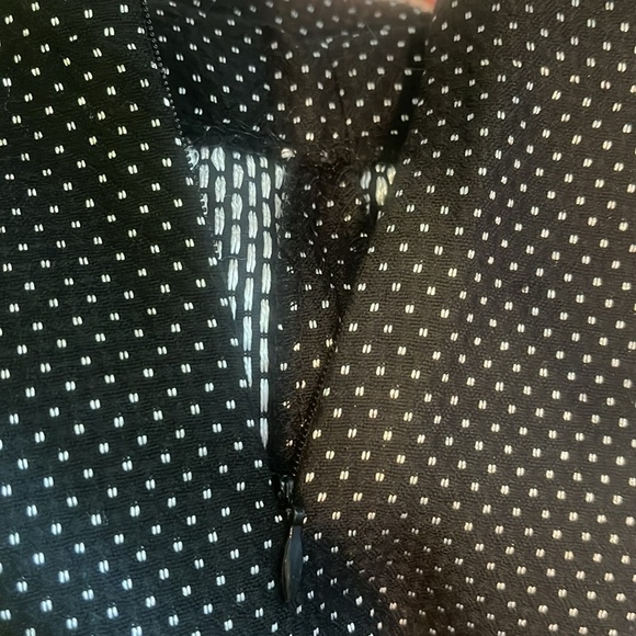 Cynthia Rowley Dots Zipper Ankle Pants 2 - Picture 9 of 9